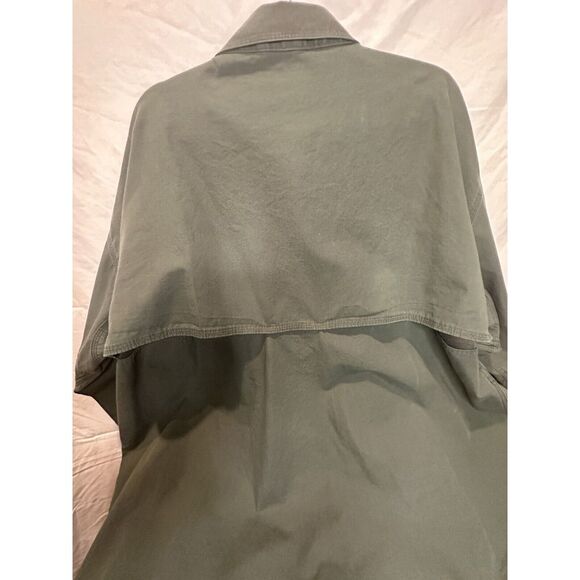 5.11 Tactical Shirt Long Sleeve 3XL Reg Military Green Button Up Style Pockets - Picture 5 of 14